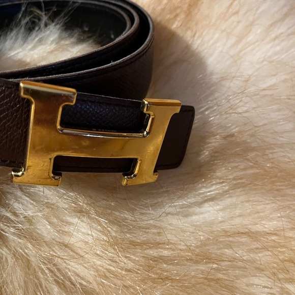 🎁HERMÈS Reversible H Belt Kit Size 100 : L unisex men women - Picture 2 of 8